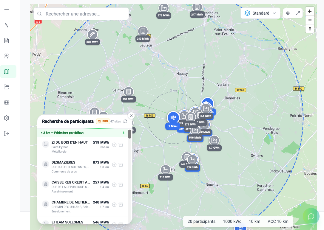 WeSmart et Switchgrid transforment le recrutement de participants à l'autoconsommation collective